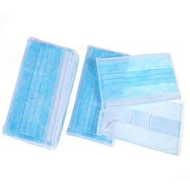 Chine Résistance d&#039;Earloop de 3 plis de couleur bleue jetable de masque protecteur basse à la respiration usine