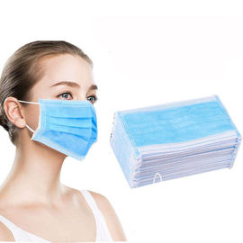 Chine La couleur bleue Earloop jetable la capacité élevée hypoallergénique de filtration de masque protecteur usine