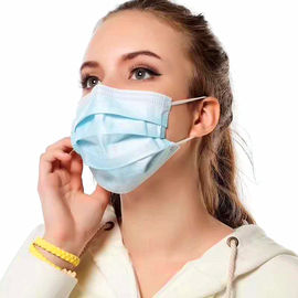 Earloop respirable le masque protecteur, écologique antipoussière bleu de masque chirurgical