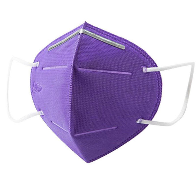 Ultrasonique pliable coloré du masque FFP2 soudé avec la ceinture réglable de nez