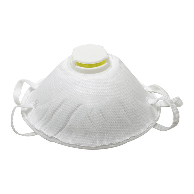 Anti masque protecteur particulaire de la poussière, forme de cône de masque de protection de la poussière ajustement parfait de 180 degrés