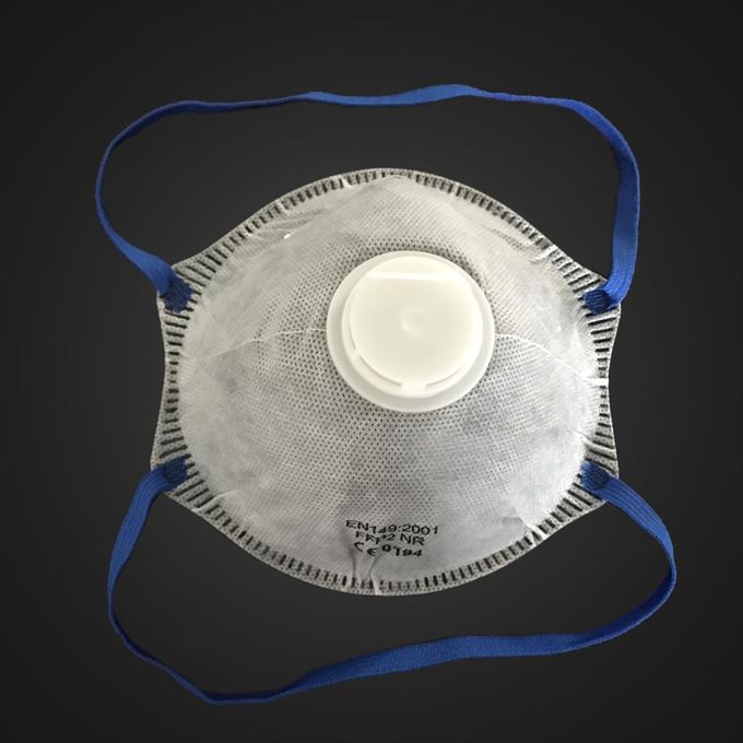 Le masque de tasse du charbon actif Ffp2 matériel de 4 couches absorbent le port confortable de sueur